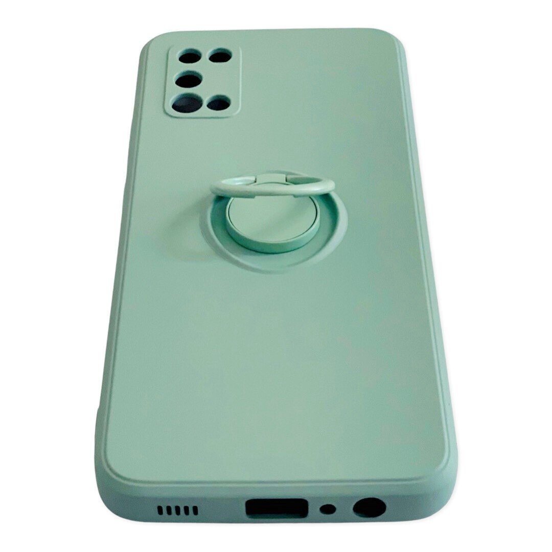 Husa Cover Silicon Finger Grip pentru Samsung A52/A52 5G Verde/Mint thumb
