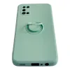 Husa Cover Silicon Finger Grip pentru Samsung A52/A52 5G Verde/Mint