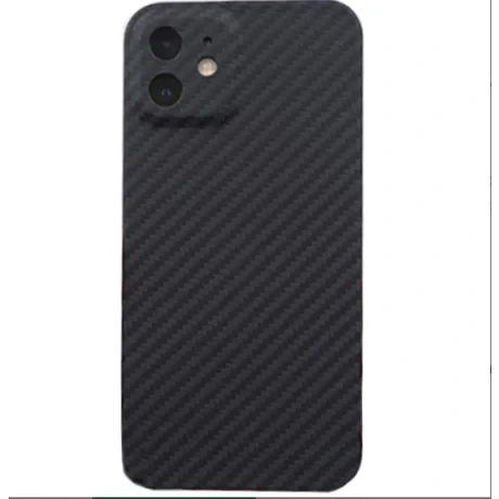 Husa Cover Hard Carbon Fiber pentru iPhone 11 Negru