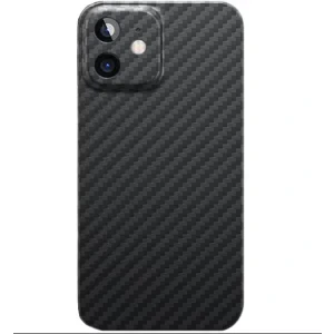 Husa Cover Hard Carbon Fiber pentru iPhone 11 Negru