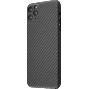 Husa Cover Hard Carbon Fiber pentru iPhone 11 Pro Max Negru