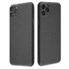 Husa Cover Hard Carbon Fiber pentru iPhone 11 Pro Max Negru