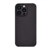 Husa Cover Hard Carbon Fiber pentru iPhone 12 Pro Max Negru