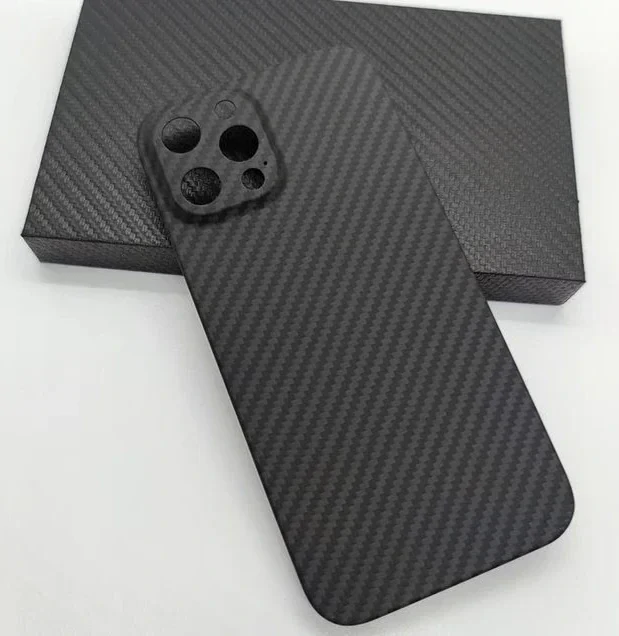 Husa Cover Hard Carbon Fiber pentru iPhone 12 Pro Negru