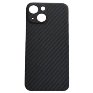 Husa Cover Hard Carbon Fiber pentru iPhone 13 Negru