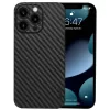 Husa Cover Hard Carbon Fiber pentru iPhone 13 Pro Max Negru