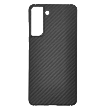Husa Cover Hard Carbon Fiber pentru Samsung Galaxy S21 FE Negru