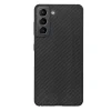 Husa Cover Hard Carbon Fiber pentru Samsung Galaxy S21 FE Negru