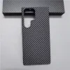 Husa Cover Hard Carbon Fiber pentru Samsung Galaxy S22 Ultra Negru