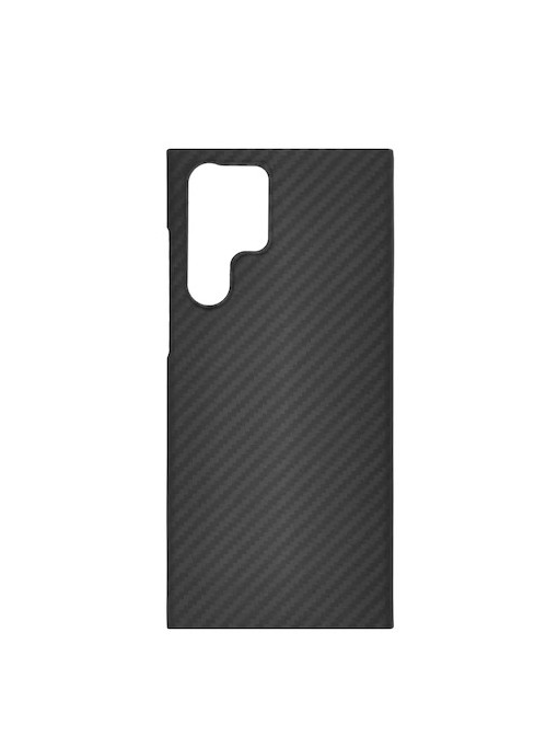 Husa Cover Hard Carbon Fiber pentru Samsung Galaxy S22 Ultra Negru thumb