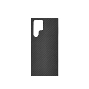 Husa Cover Hard Carbon Fiber pentru Samsung Galaxy S22 Ultra Negru