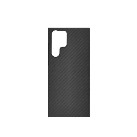 Husa Cover Hard Carbon Fiber pentru Samsung Galaxy S22 Ultra Negru