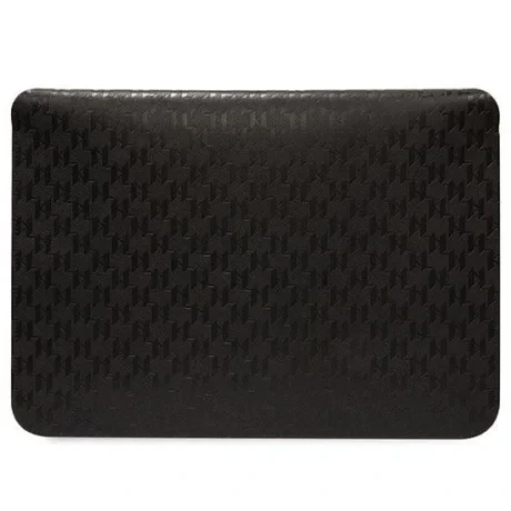 Geanta  Karl Lagerfeld Saffiano Monogram Computer Sleeve 13/14" Black
