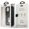 Husa Karl Lagerfeld Liquid Silicone Choupette NFT  iPhone 12/12 Pro Negru