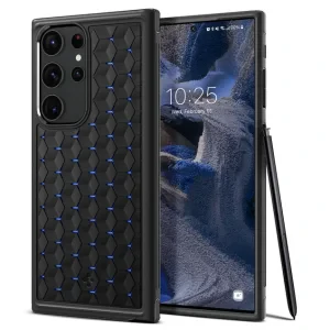 Husa Spigen Cryo Armor pentru Samsung Galaxy S23 Ultra  Negru Mat