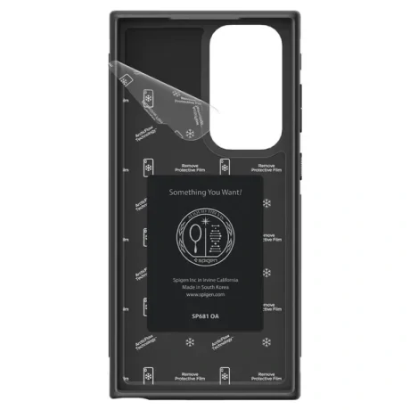 Husa Spigen Cryo Armor pentru Samsung Galaxy S23 Ultra Negru Mat