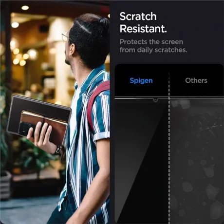 Folie  de sticla Spigen EZ Fit Glas.tR Slim 1 Pack pentru Samsung Galaxy Tab S8/S7