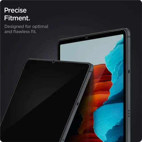 Folie  de sticla Spigen EZ Fit Glas.tR Slim 1 Pack pentru Samsung Galaxy Tab S8/S7