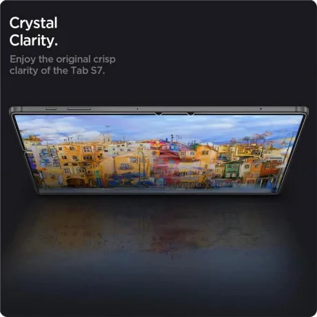 Folie  de sticla Spigen EZ Fit Glas.tR Slim 1 Pack pentru Samsung Galaxy Tab S8/S7