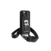 Husa  Karl Lagerfeld Saffiano Monogram Crossbody NFT  iPhone 14 Pro Max Black