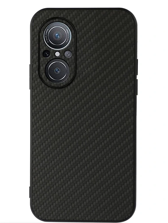 Husa Cover Hard Carbon Fiber pentru Huawei Nova 9 SE Negru thumb