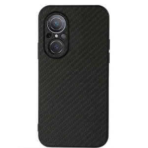 Husa Cover Hard Carbon Fiber pentru Huawei Nova 9 SE Negru