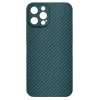 Husa Cover Hard Carbon Fiber pentru iPhone 13 Albastru
