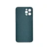 Husa Cover Hard Carbon Fiber pentru iPhone 14 Albastru