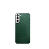Husa Cover Hard Carbon Fiber pentru Samsung Galaxy A13 4G Verde
