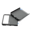 Husa Cover Hard Carbon Fiber pentru Samsung Galaxy Z Flip 3 Negru