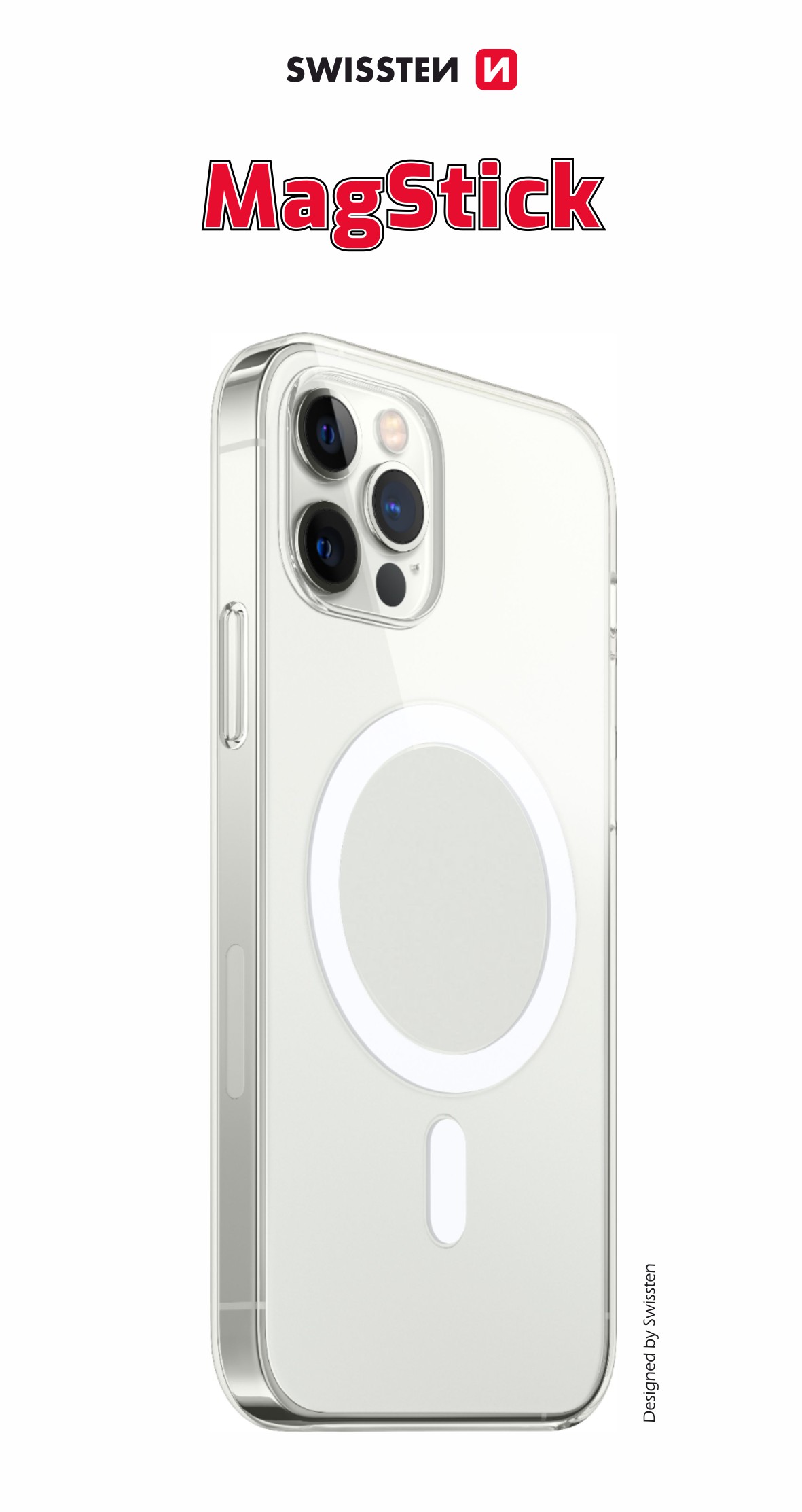 SWISSTEN CLEAR JELLY MagStick IPHONE 15 TRANSPARENT thumb