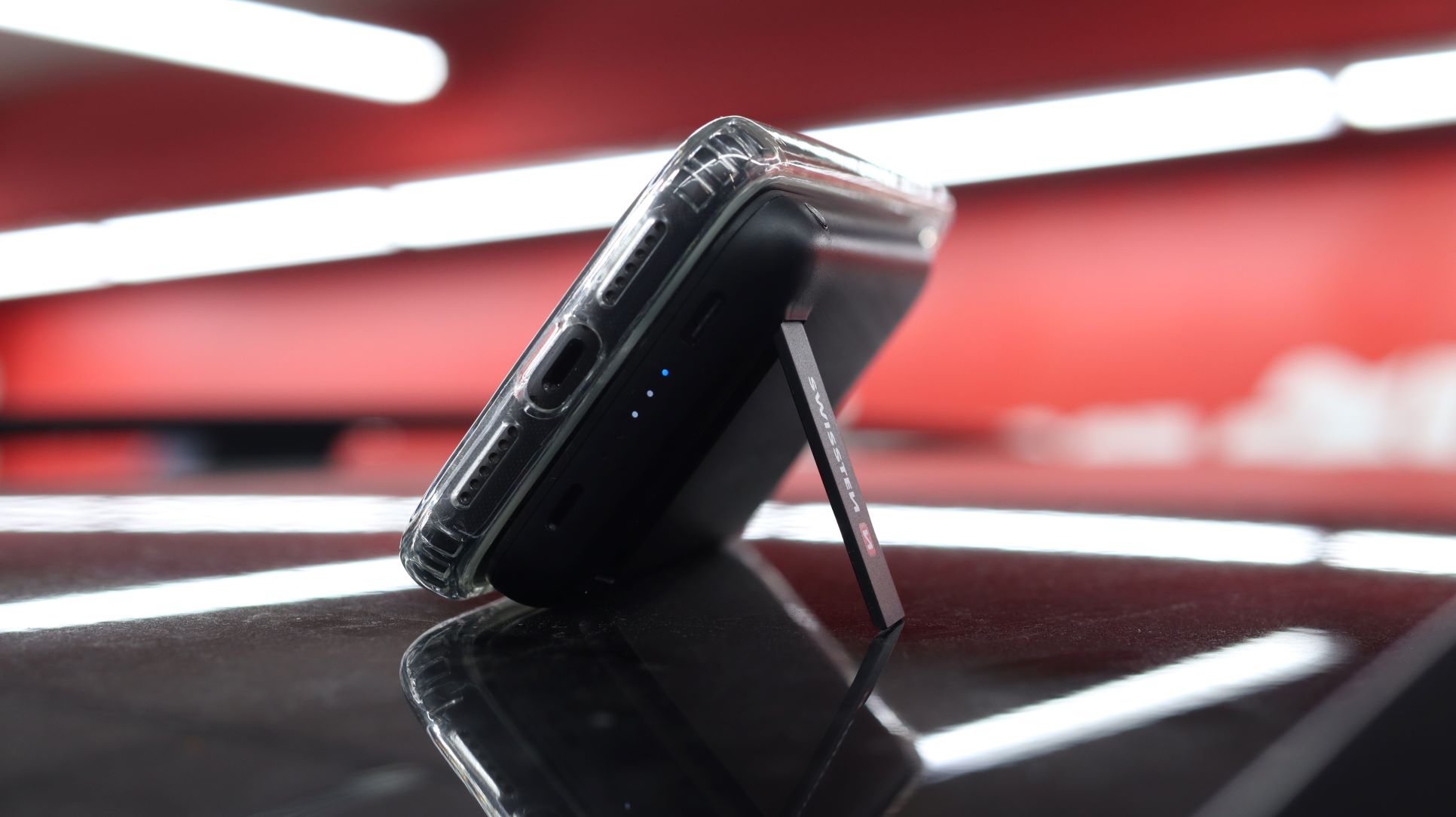 Husa silicon Swissten Clear Jelly MagStick pentru iPhone 15 Pro Max, Transparent thumb