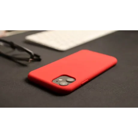 SWISSTEN SOFT JOY CASE APPLE IPHONE 15 PLUS RED