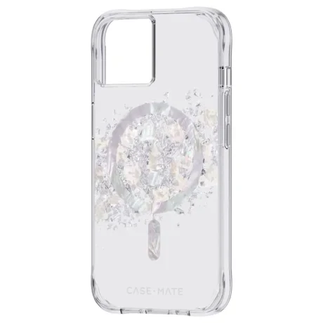 Husa Case Mate Karat Touch of Pearls MagSafe pentru iPhone 14 Plus CM049250 Transparent