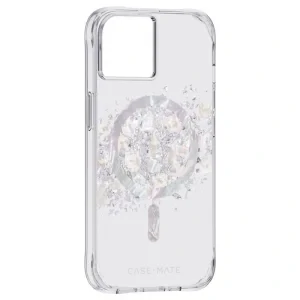 Husa Case Mate Karat Touch of Pearls MagSafe pentru iPhone 14 CM049158 Transparent