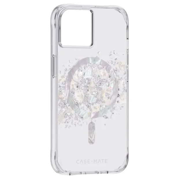 Husa Case Mate Karat Touch of Pearls MagSafe pentru iPhone 14 Pro CM049204 Transparent