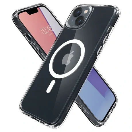 Husa Spigen Crystal Hybrid MagSafe pentru iPhone 14 Plus ACS04656 Transparent