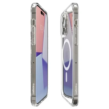 Husa Spigen Crystal Hybrid MagSafe pentru iPhone 14 Pro Max ACS04643 Transparent