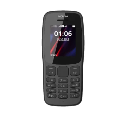 Telefon mobil Nokia 106 Dual Sim 16NEBD21A05 Negru