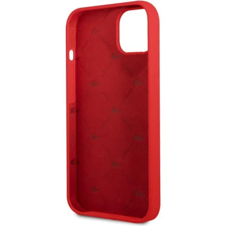 Husa Cover Lacoste Liquid Silicon pentru iPhone 13 Mini LCHCP13SSR Rosu