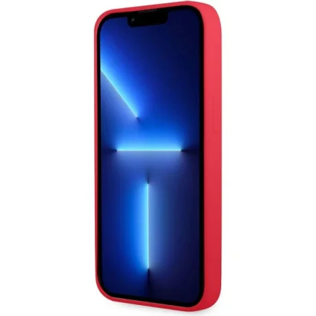 Husa Cover Lacoste Liquid Silicon pentru iPhone 13 Mini LCHCP13SSR Rosu
