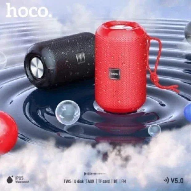 Boxa Wireless Hoco HC1 Trendy Sound Sports BT 5.0 Rosu