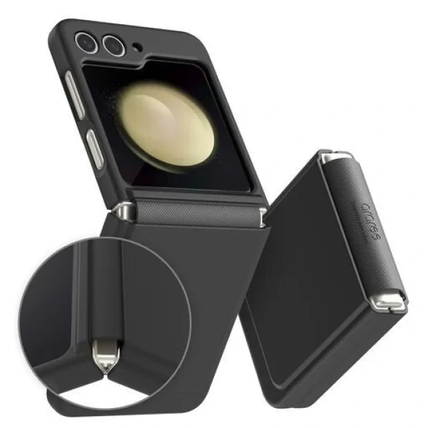 Husa cover Araree AeroFlex pentru Samsug Galaxy Z Flip5 Negru