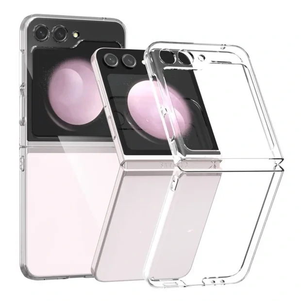 Husa cover Araree Nukin pentru Samsug Galaxy Z Flip5 Transparent