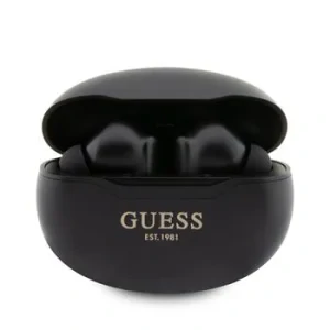 Casti Guess True Wireless Metalic Finish BT5.3 6H Stereo Earphones Black