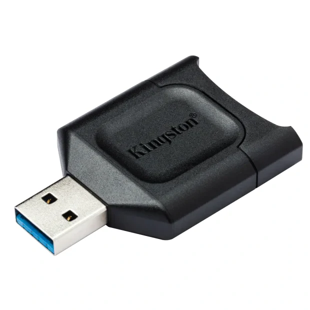CARD READER extern KINGSTON, interfata USB 3.0, citeste/scrie: SD, micro SD, plastic, negru, &quot;MLP&quot; (timbru verde 0.03 lei)