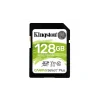 CARD SD KINGSTON, 128 GB, SDXC, clasa 10, standard UHS-I U3, &quot;SDS2/128GB&quot; (timbru verde 0.03 lei)