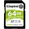 CARD SD KINGSTON, 64 GB, SDHC, clasa 10, standard UHS-I U1, &quot;SDS2/64GB&quot;