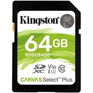 CARD SD KINGSTON, 64 GB, SDHC, clasa 10, standard UHS-I U1, &quot;SDS2/64GB&quot;