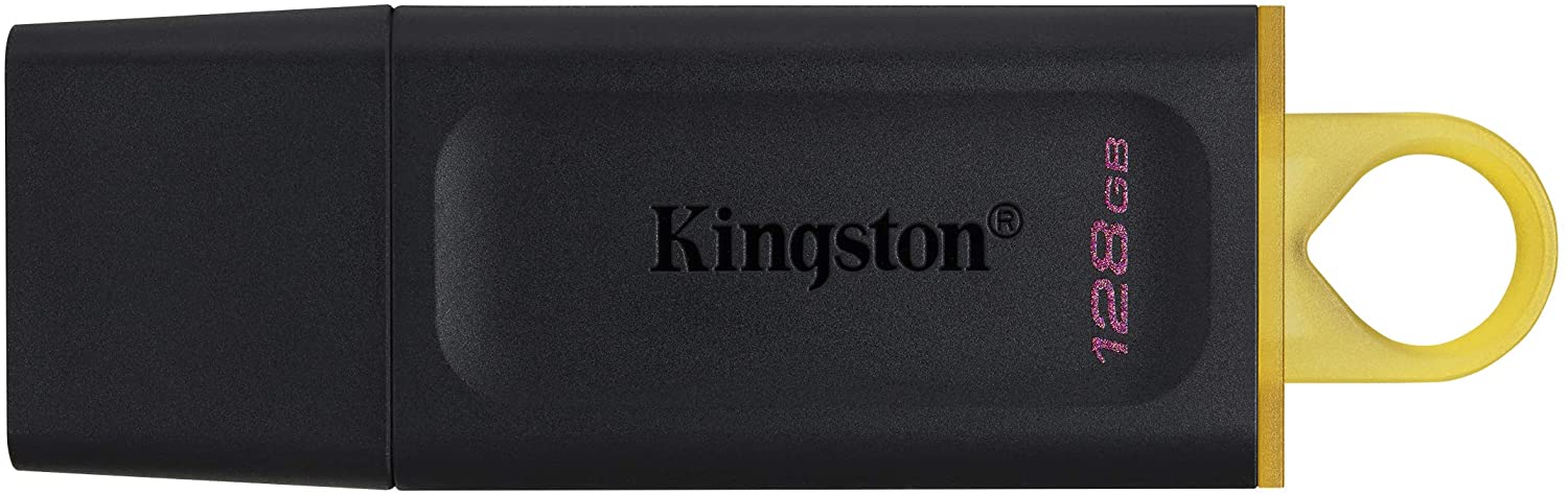 MEMORIE USB 3.2 KINGSTON 128 GB, cu capac, carcasa plastic, negru, "DTX/128GB" (timbru verde 0.03 lei) thumb
